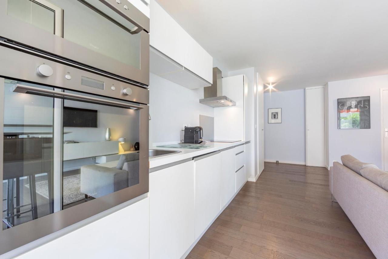 Modern Apartment 2 Bedrooms Quiet Terrace In A Palm Beach Area, 30 Meters From Seaside Cannes Exteriér fotografie